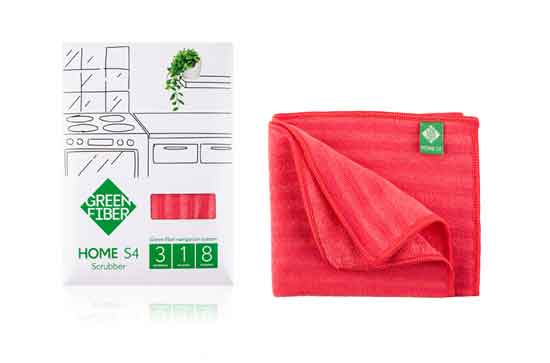 Çift taraflı scrubber bez