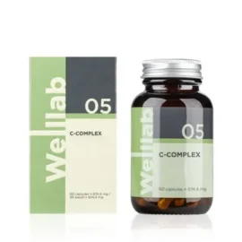 Üçlü C vitamini formu, biyoflavonoidler ve rutin içeren Welllab C-Complex bağışıklık destekleyici takviye
