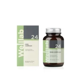 Taxifolin ve A, C, E vitaminleri içeren 60 kapsüllük Welllab DHQ Complex antioksidan takviyesi